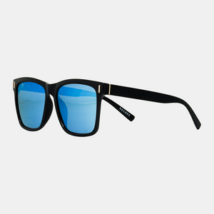Blå glas solbriller